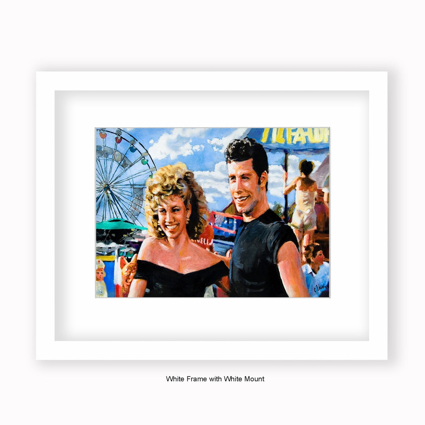 Grease - Fun Fair - Mounted & Framed Art Print