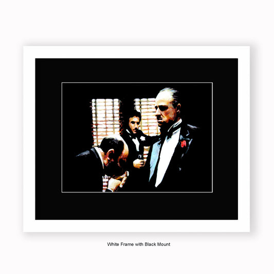 Godfather - Kiss - Mounted & Framed Art Print