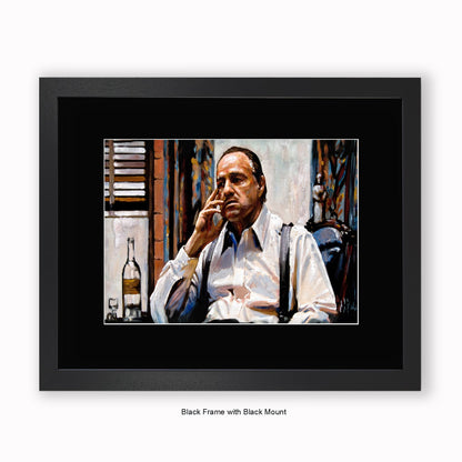 Godfather - Vito Corleone - Mounted & Framed Art Print