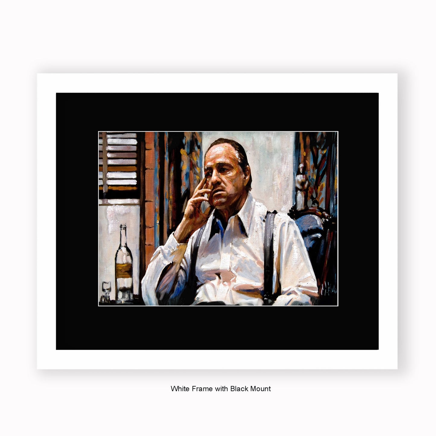 Godfather - Vito Corleone - Mounted & Framed Art Print