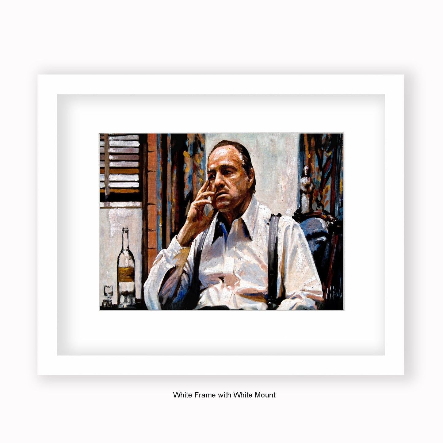 Godfather - Vito Corleone - Mounted & Framed Art Print