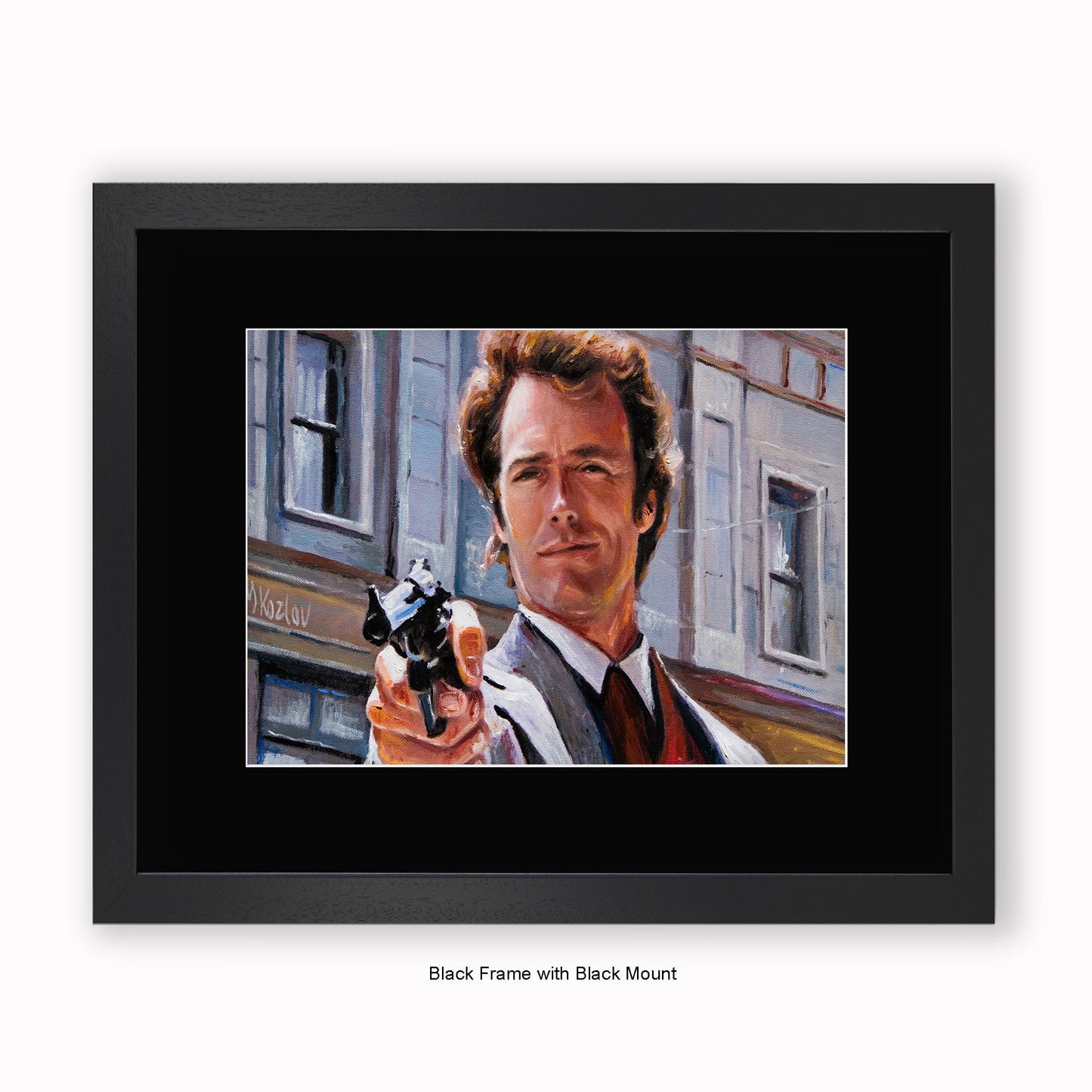 Dirty Harry - Mounted & Framed Art Print