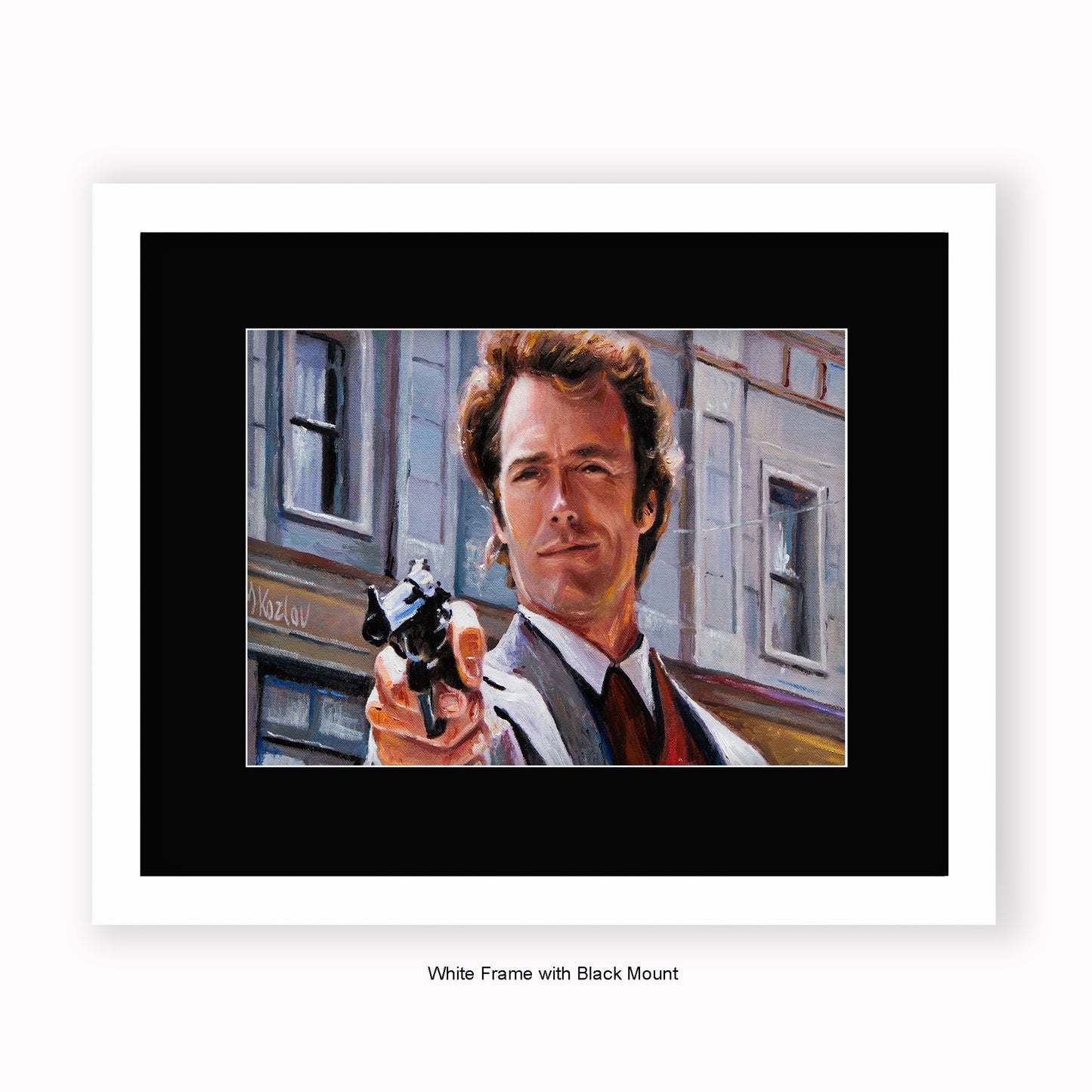 Dirty Harry - Mounted & Framed Art Print