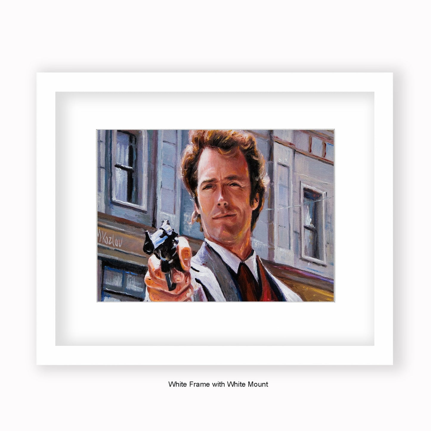 Dirty Harry - Mounted & Framed Art Print