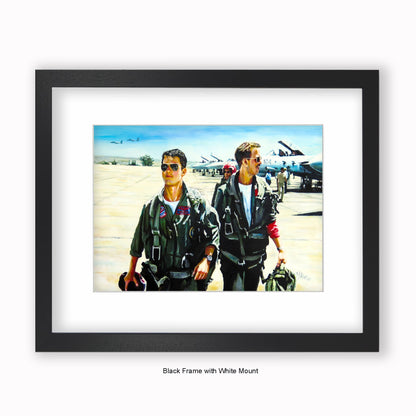 Top Gun - Mounted & Framed Art Print