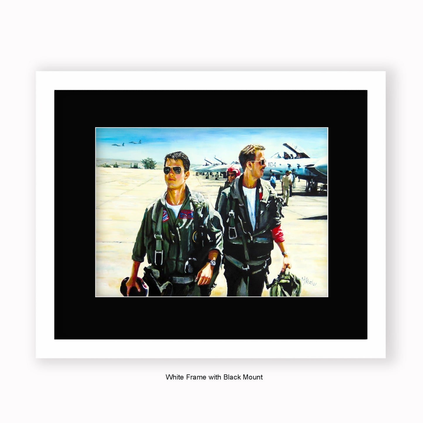 Top Gun - Mounted & Framed Art Print