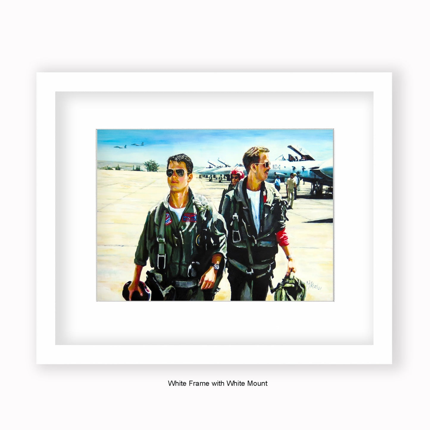 Top Gun - Mounted & Framed Art Print