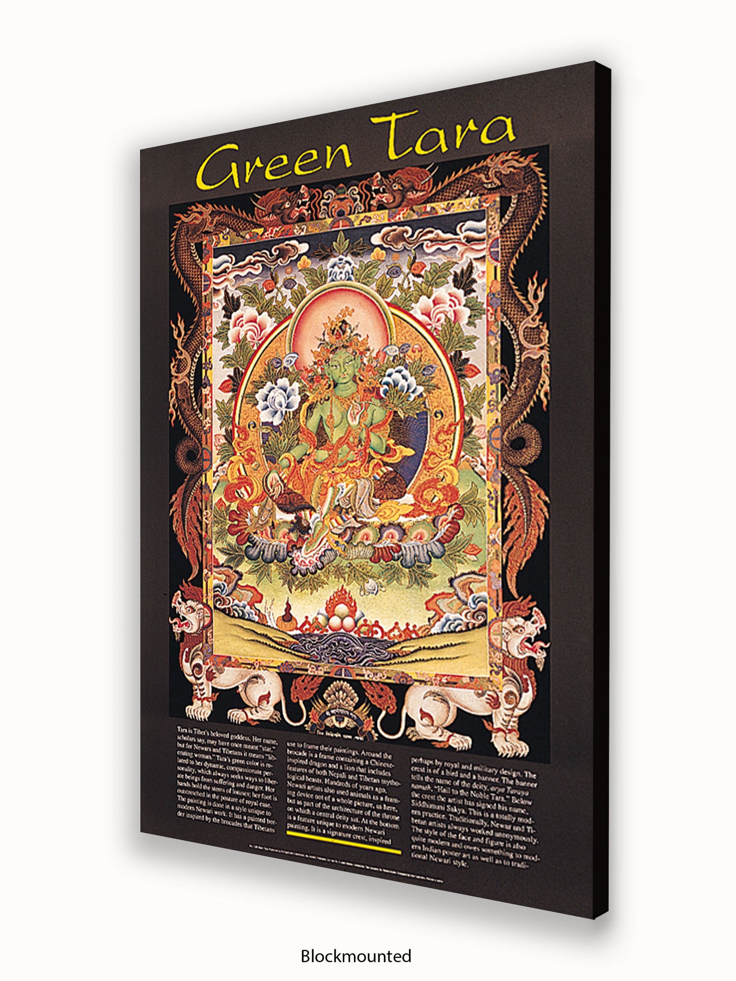 Green Tara Buddhist Meditation Poster