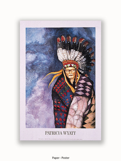 Native American Indian Patricia Wyatt Blanket Spirits Poster