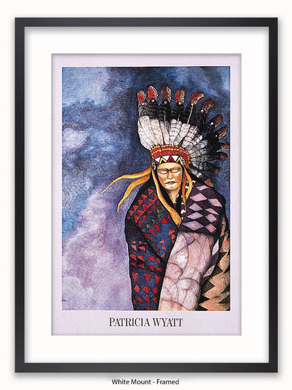 Native American Indian Patricia Wyatt Blanket Spirits Poster