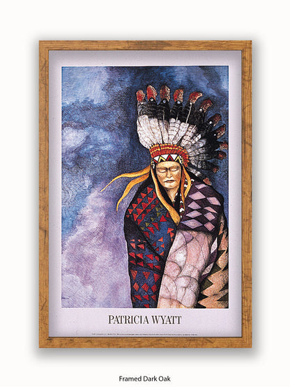 Native American Indian Patricia Wyatt Blanket Spirits Poster