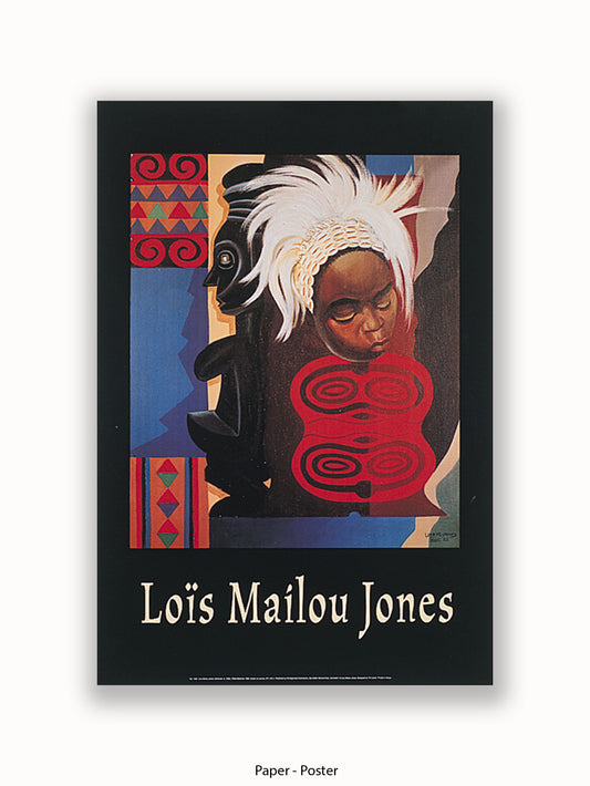 Lois Mailou Jones Petite Ballerina African Mask Poster