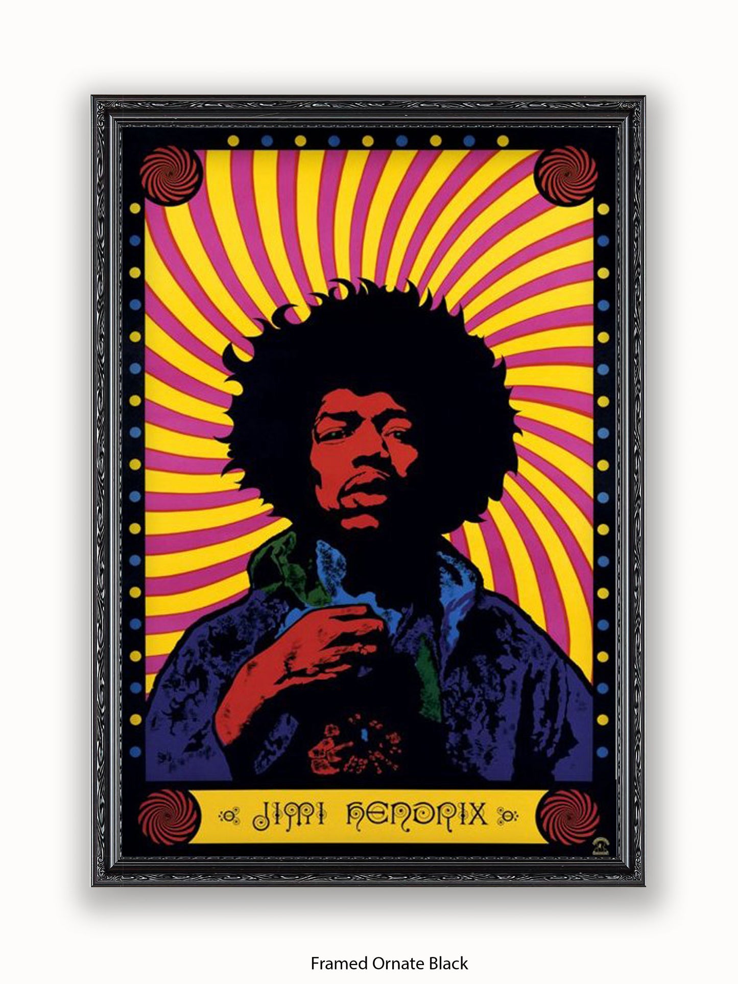 Jimi Hendrix   Psychedelic Poster