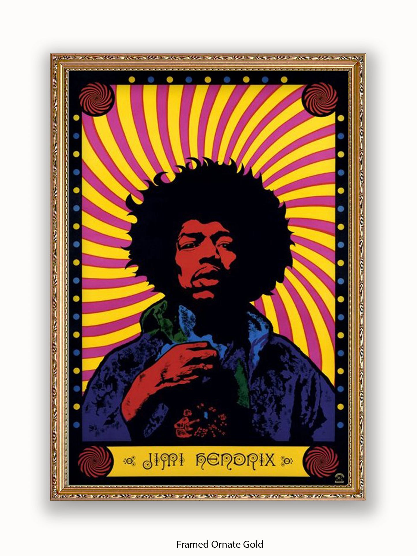 Jimi Hendrix   Psychedelic Poster