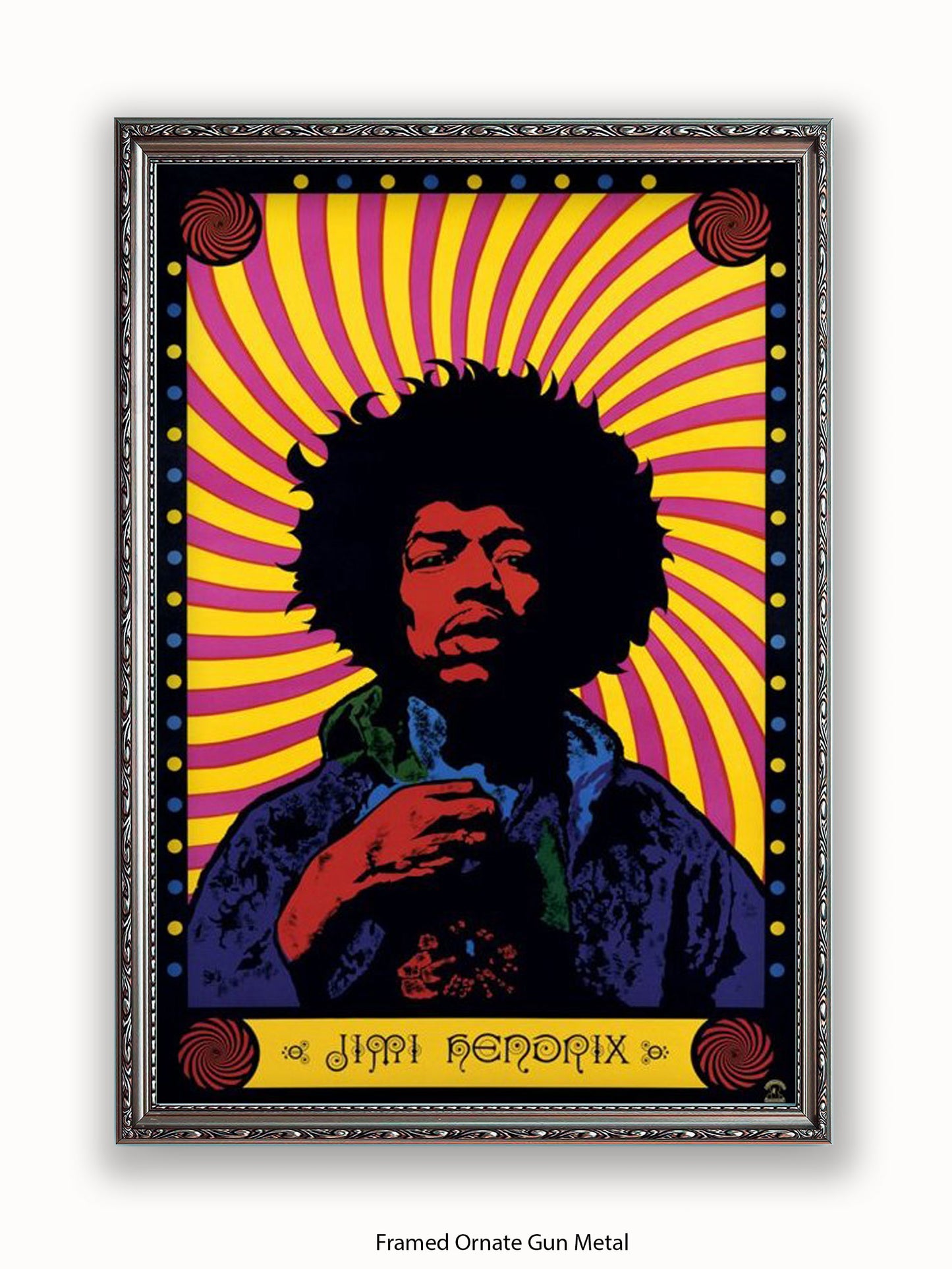 Jimi Hendrix   Psychedelic Poster