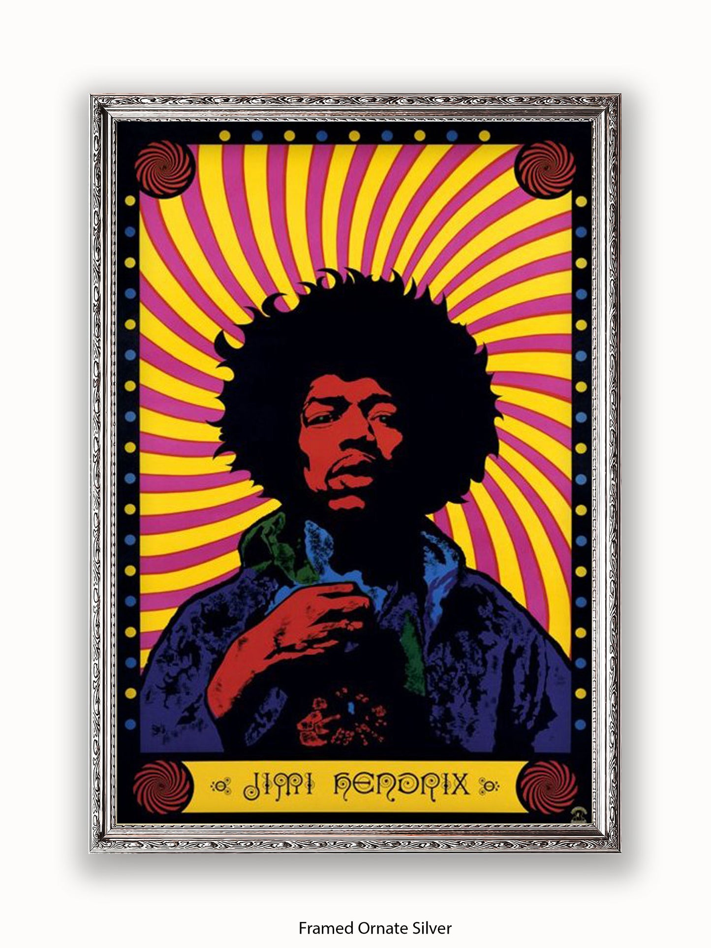 Jimi Hendrix   Psychedelic Poster