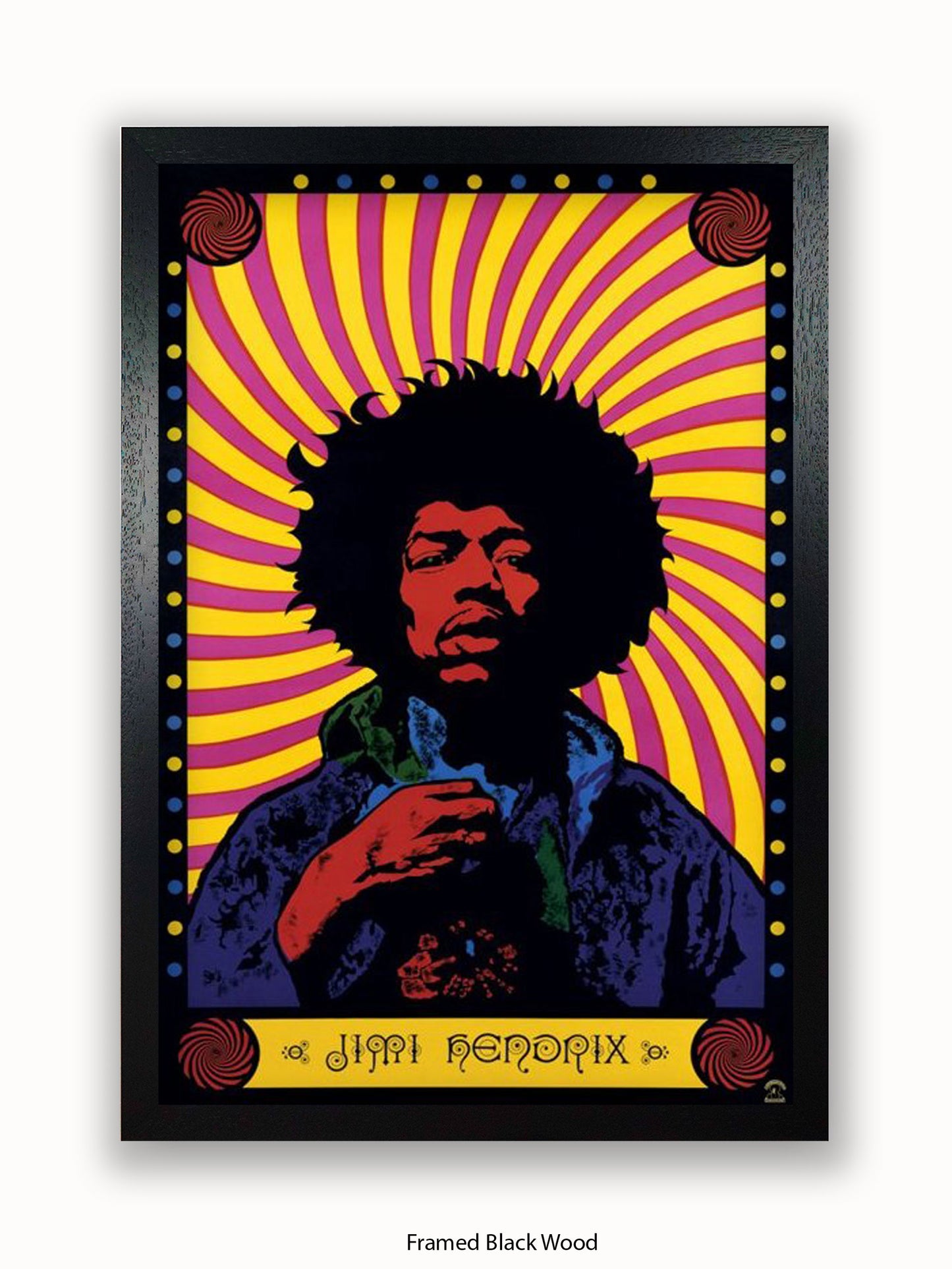 Jimi Hendrix   Psychedelic Poster