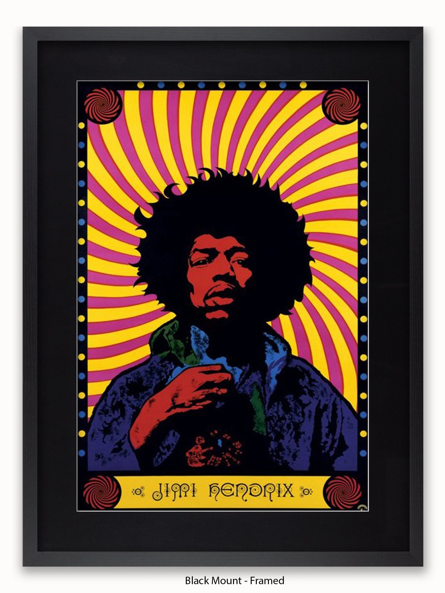 Jimi Hendrix   Psychedelic Poster