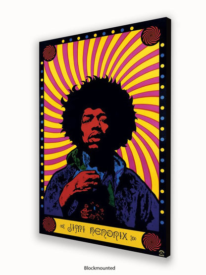 Jimi Hendrix   Psychedelic Poster