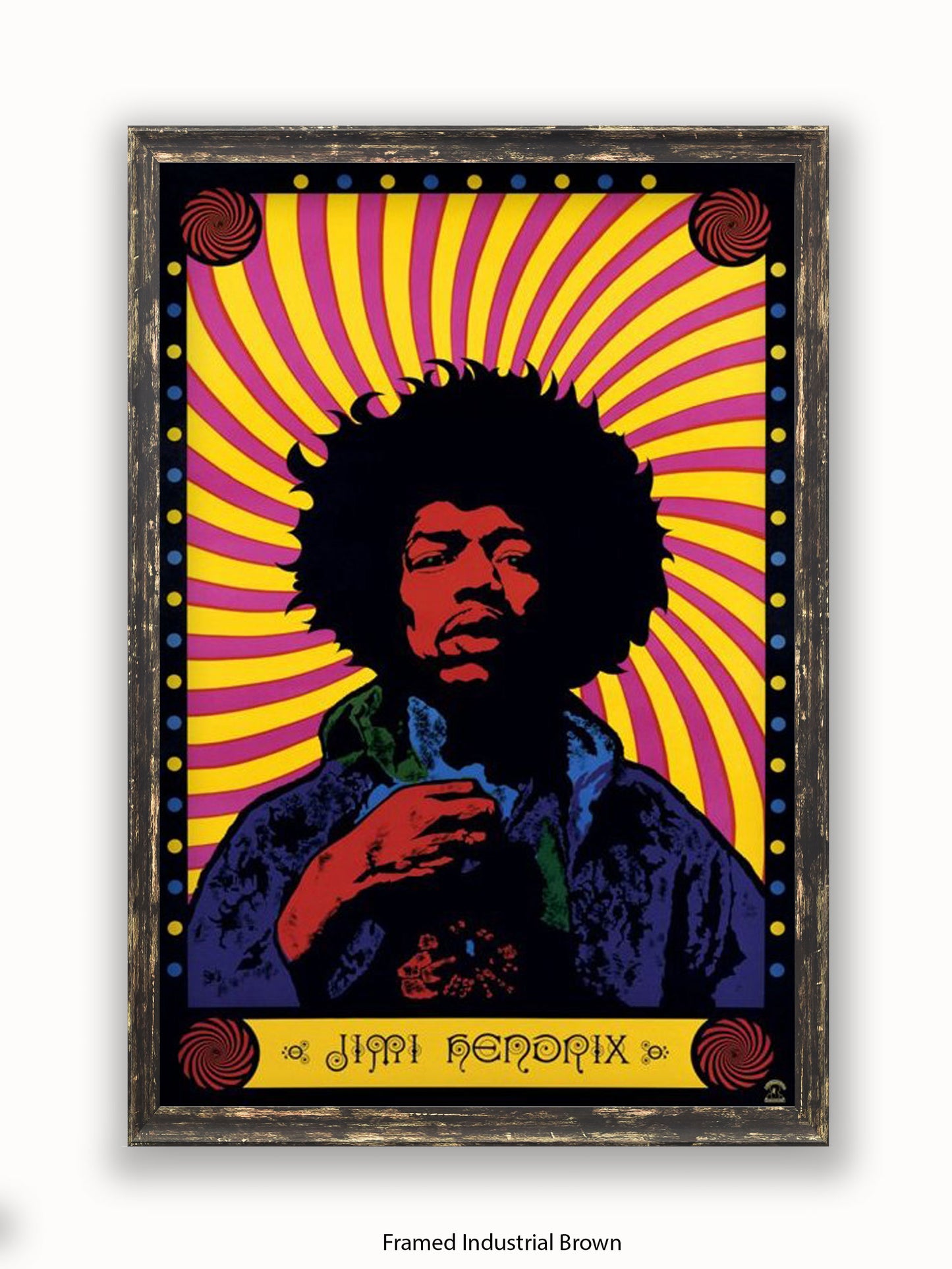 Jimi Hendrix   Psychedelic Poster