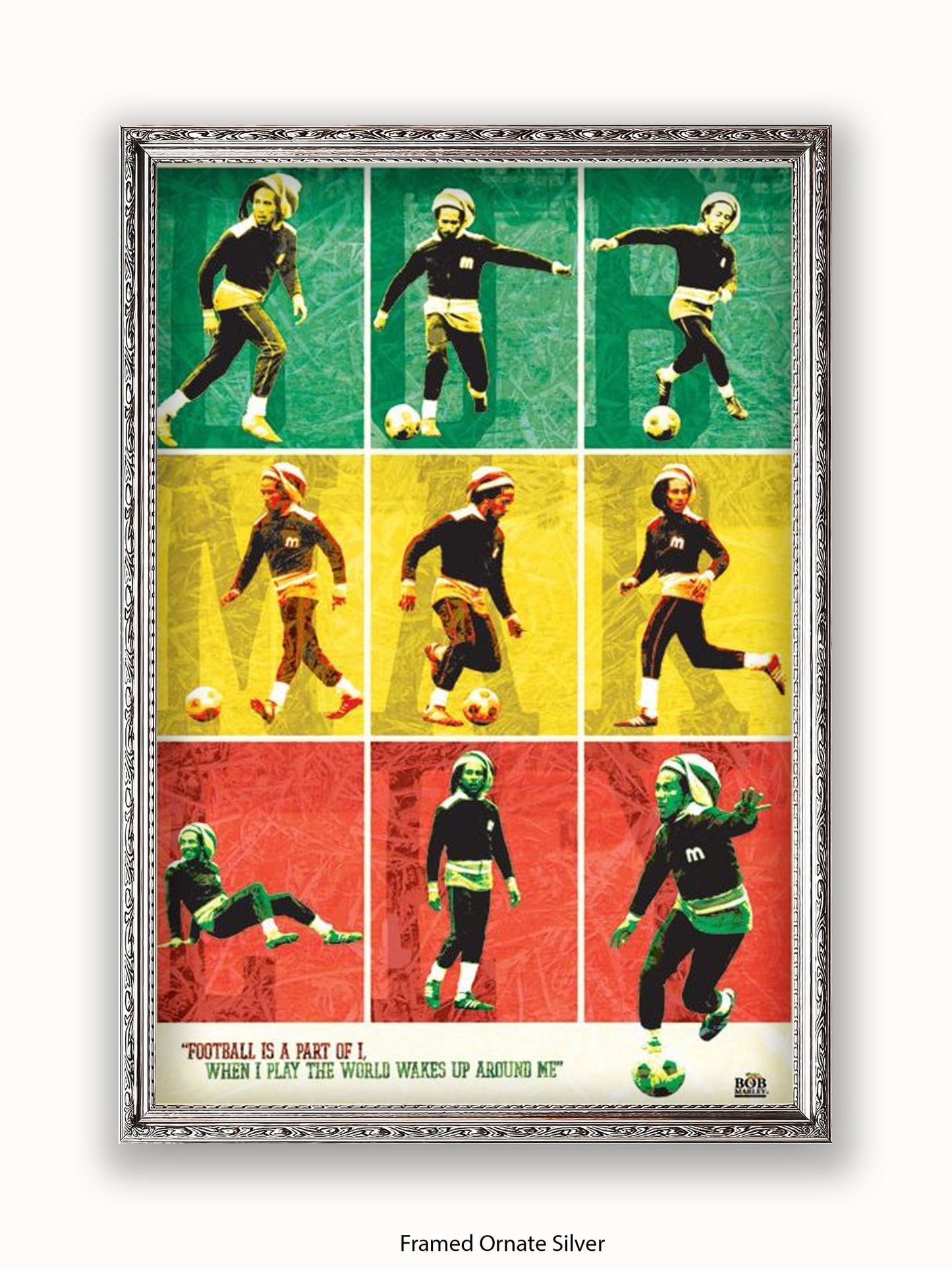 Bob Marley   Football Poster