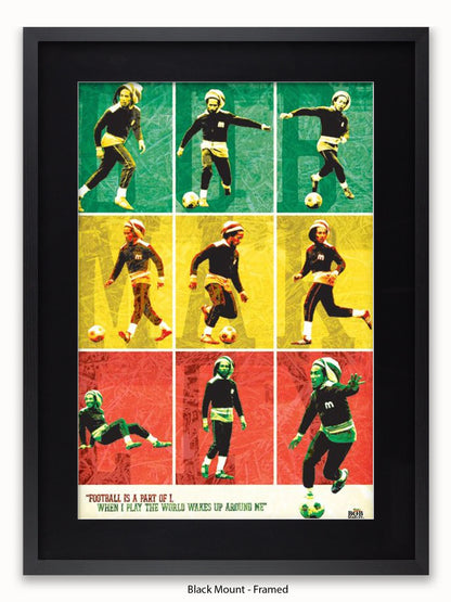 Bob Marley   Football Poster