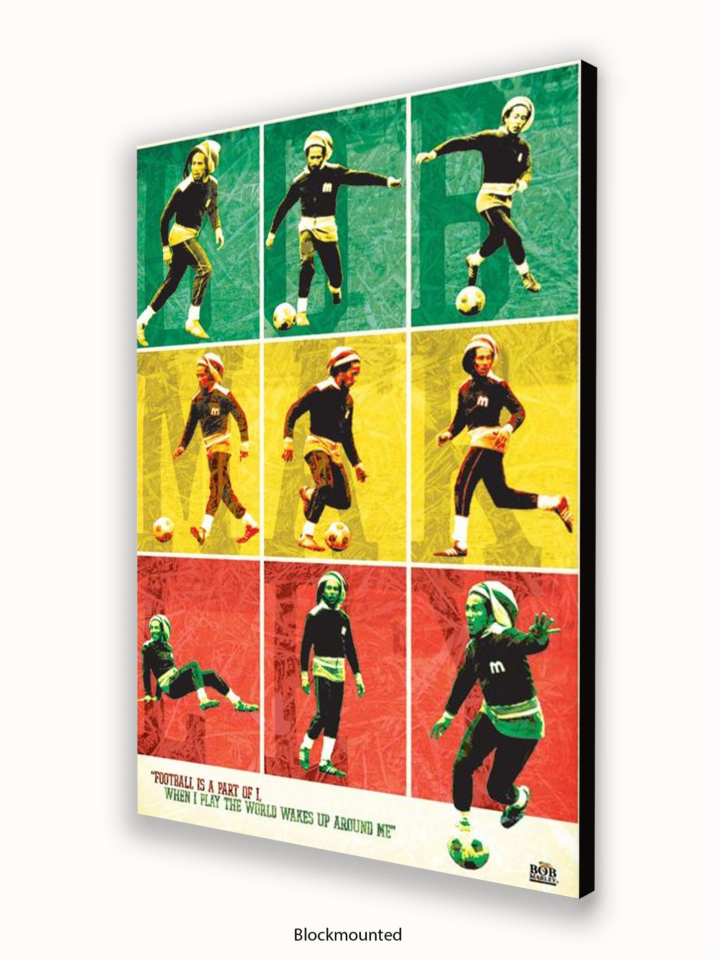 Bob Marley   Football Poster