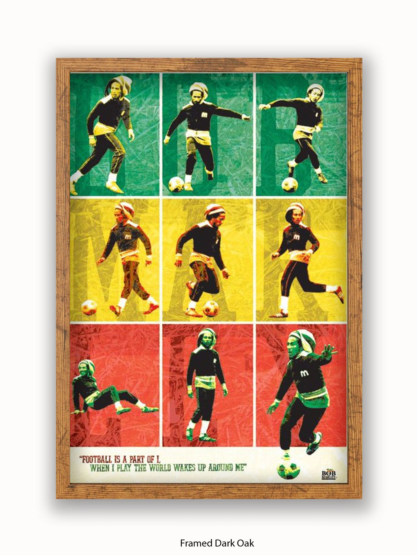 Bob Marley   Football Poster