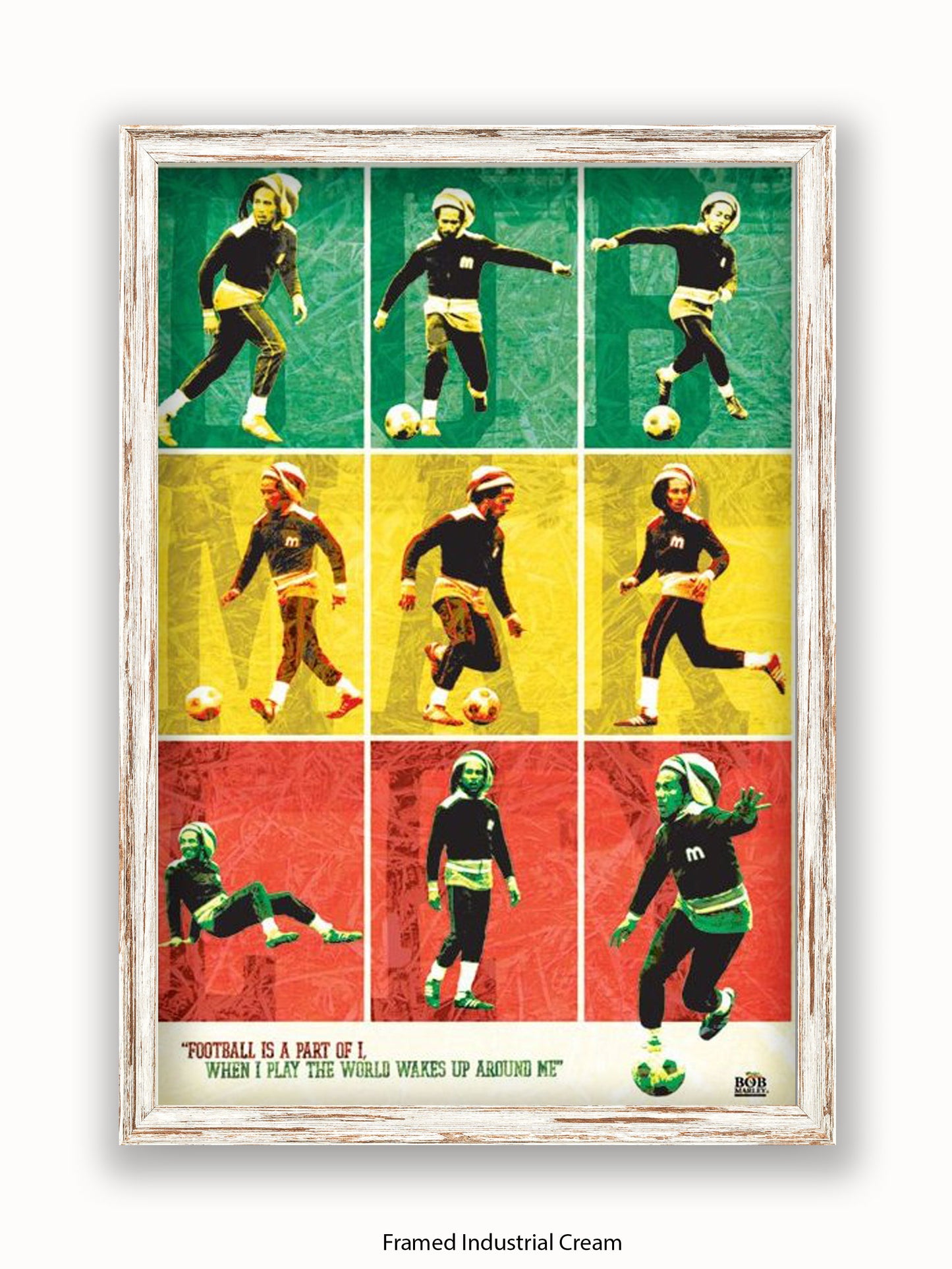 Bob Marley   Football Poster