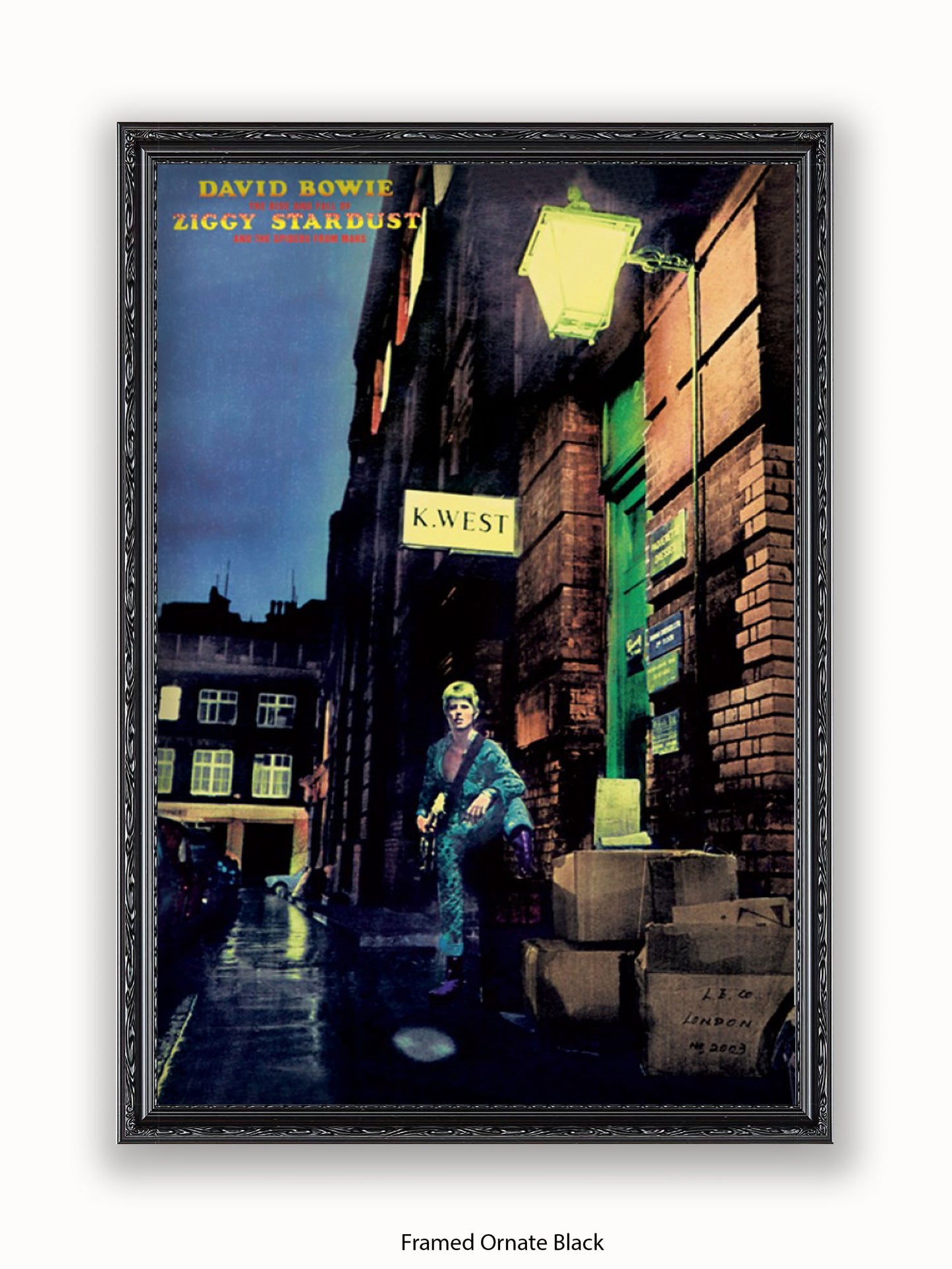 David Bowie   Ziggy Stardust  Album Cover Poster