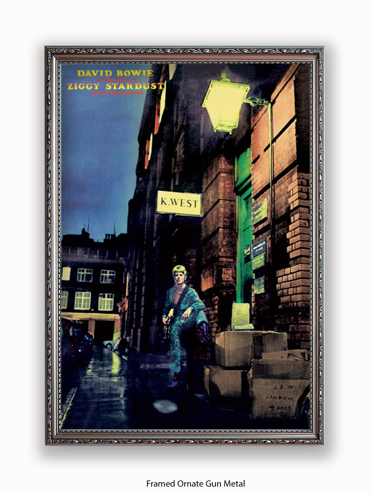 David Bowie   Ziggy Stardust  Album Cover Poster