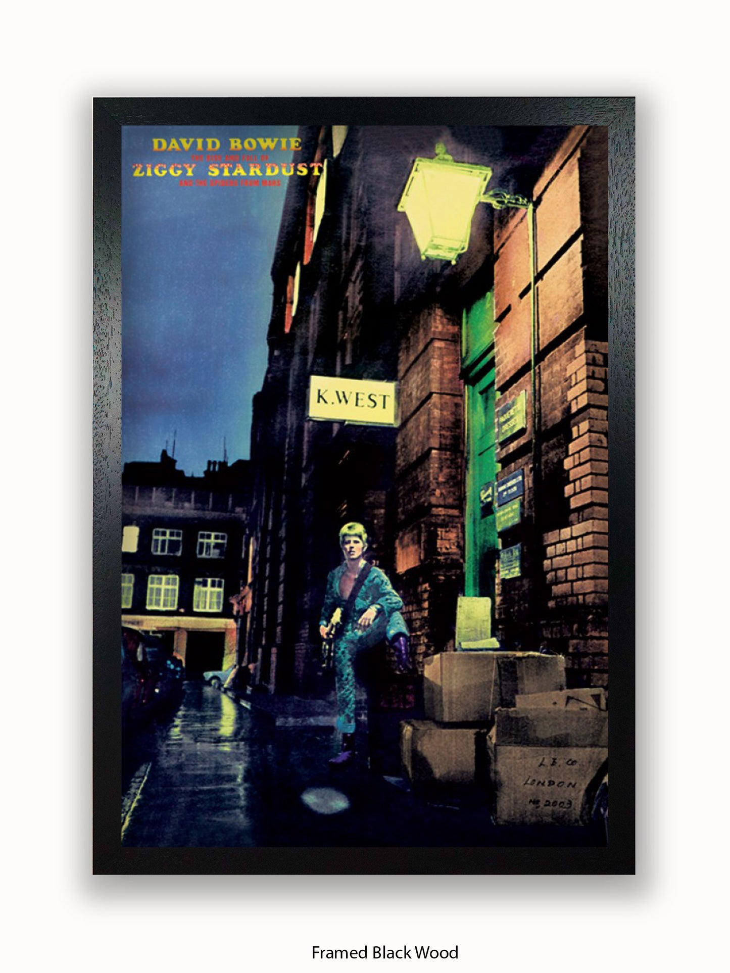 David Bowie   Ziggy Stardust  Album Cover Poster