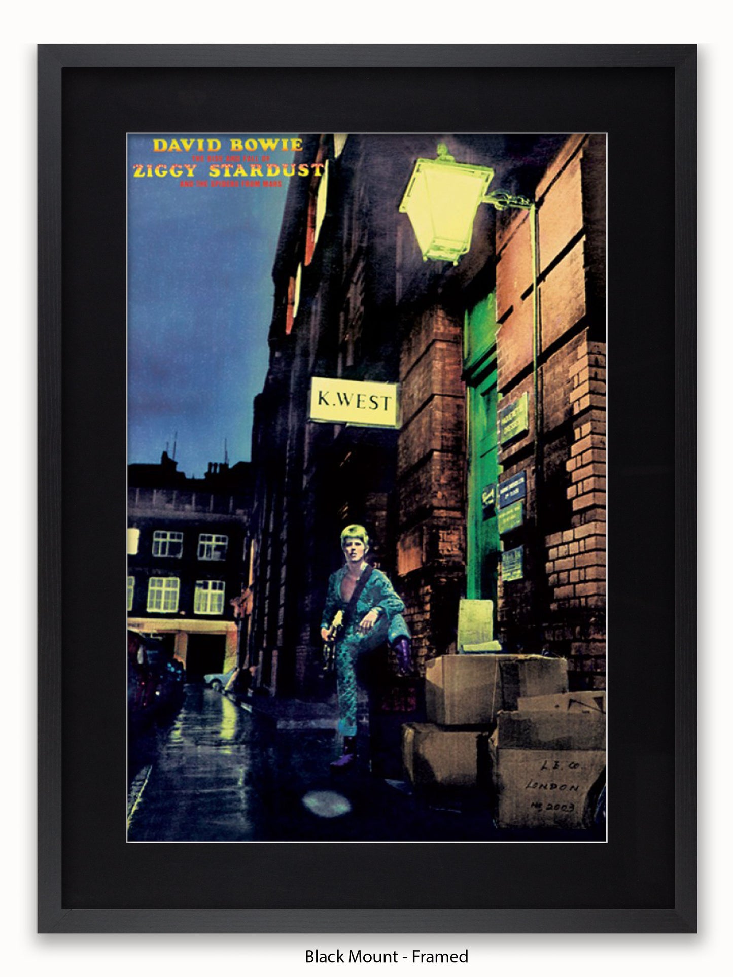 David Bowie   Ziggy Stardust  Album Cover Poster