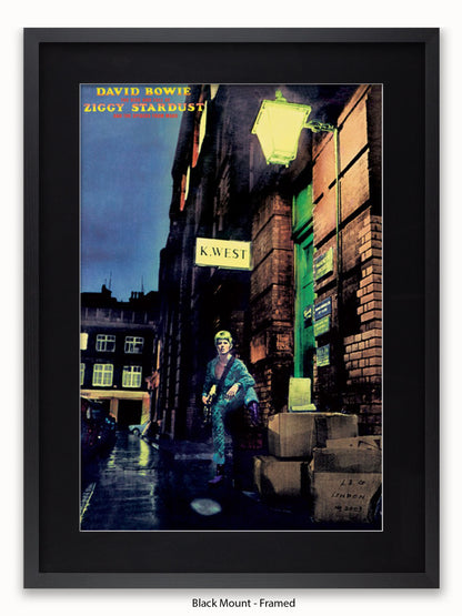 David Bowie   Ziggy Stardust  Album Cover Poster