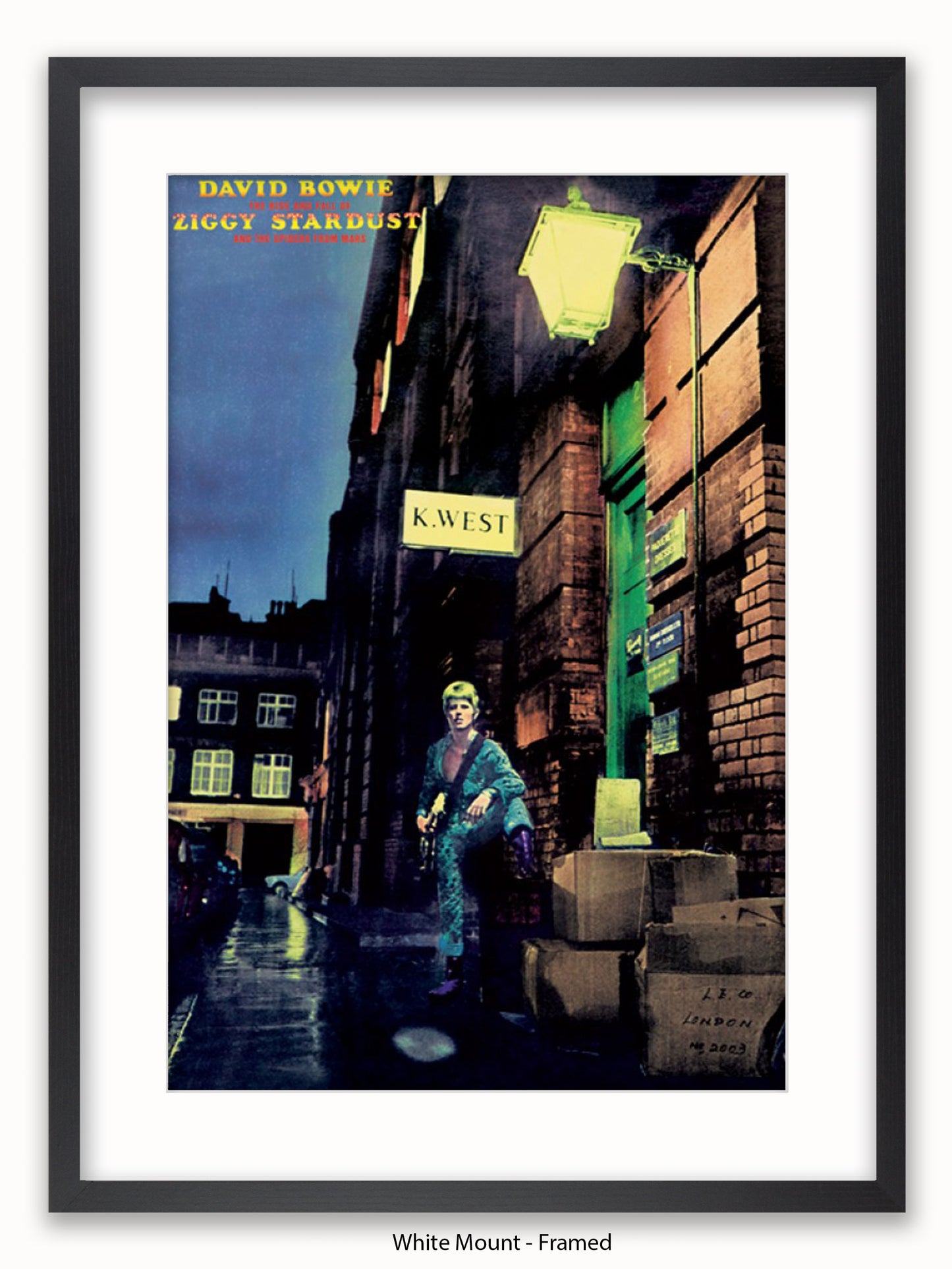 David Bowie   Ziggy Stardust  Album Cover Poster