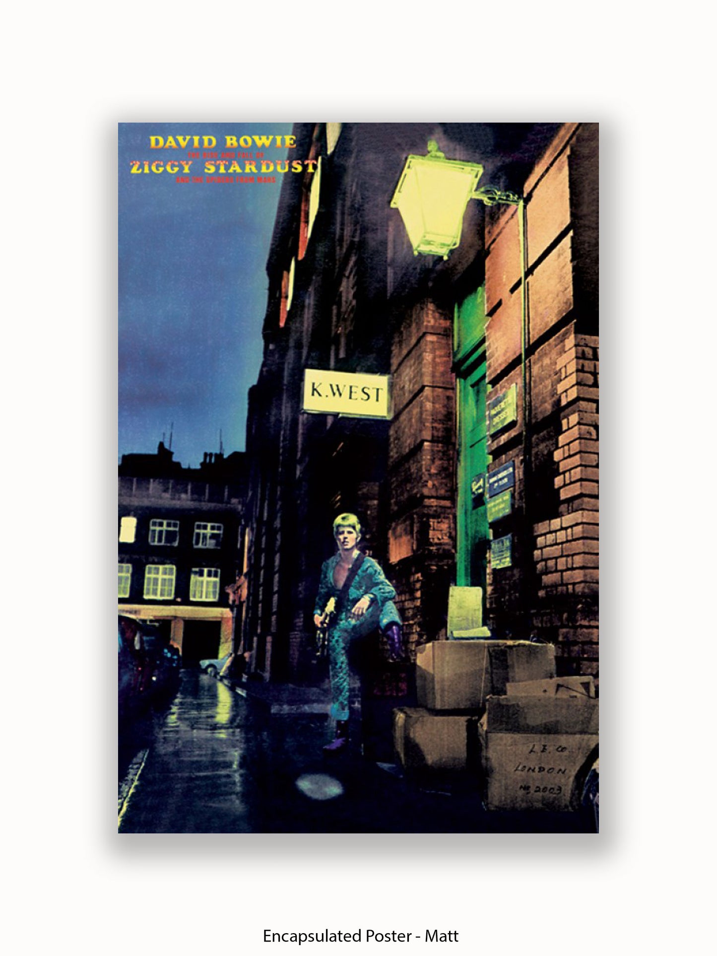 David Bowie   Ziggy Stardust  Album Cover Poster