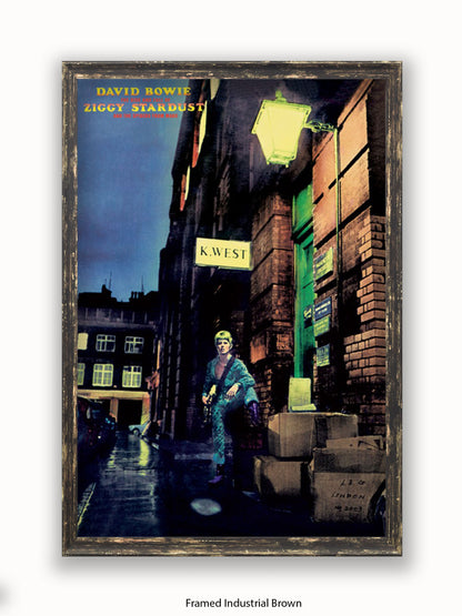 David Bowie   Ziggy Stardust  Album Cover Poster