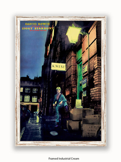 David Bowie   Ziggy Stardust  Album Cover Poster