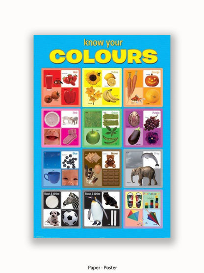 Know Your Colours Poster