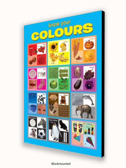 Know Your Colours Poster