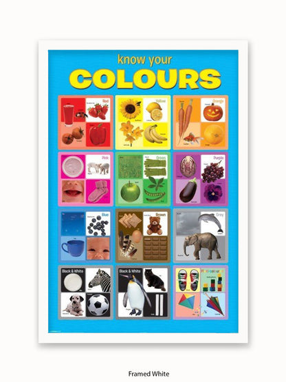 Know Your Colours Poster