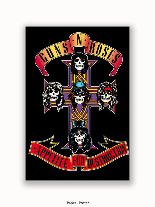 Guns N Roses   AppetiteÊ For Destruction  Bravado Poster