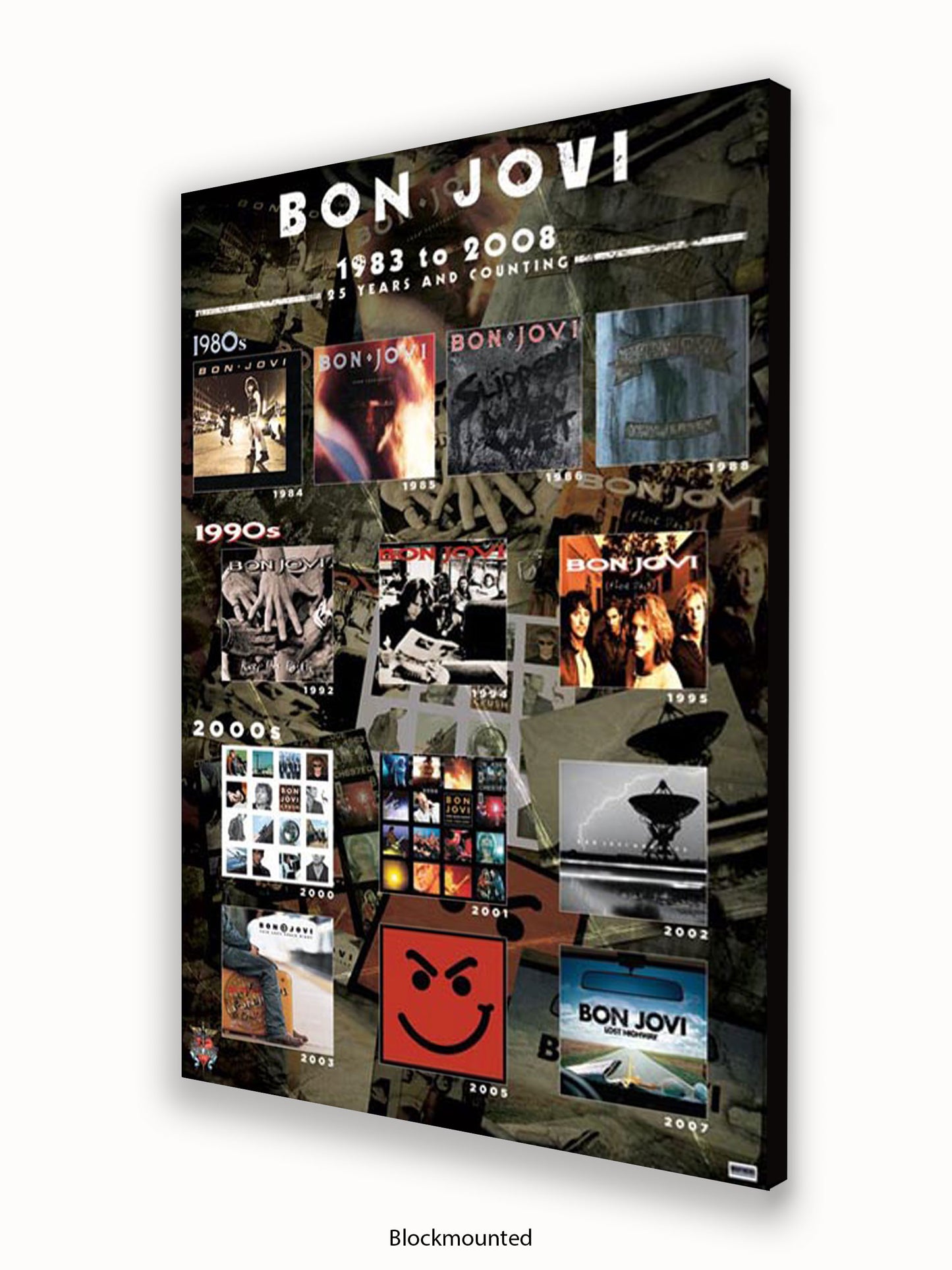 Bon Jovi   Album Covers Poster