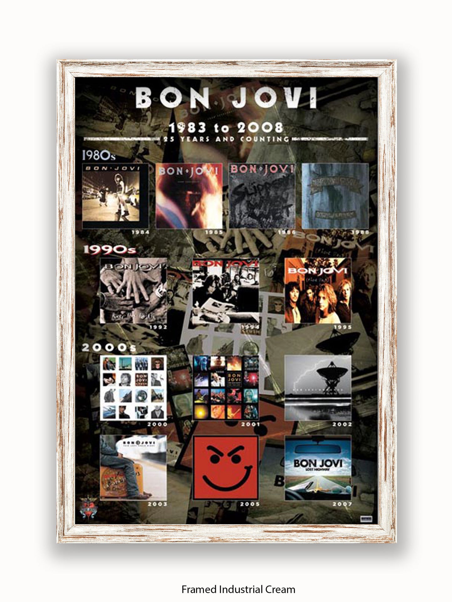 Bon Jovi   Album Covers Poster