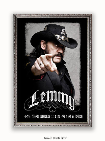 Motorhead  Lemmy   49% Mofo Poster