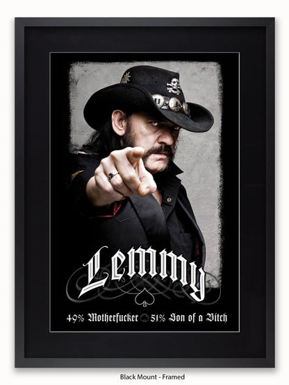 Motorhead  Lemmy   49% Mofo Poster