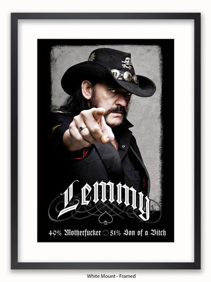 Motorhead  Lemmy   49% Mofo Poster