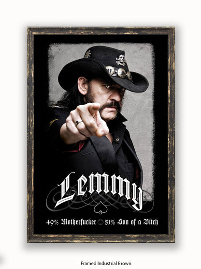 Motorhead  Lemmy   49% Mofo Poster