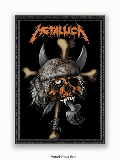 Metallica   Pirate Skull Poster