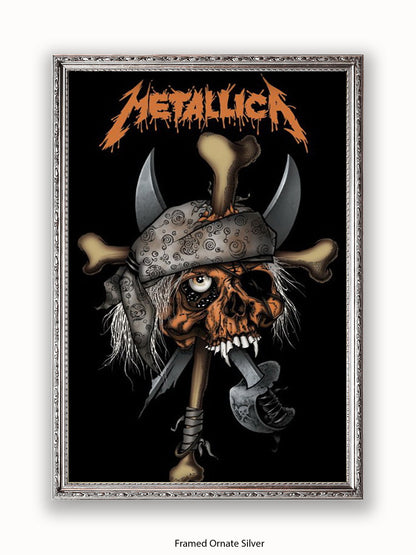 Metallica   Pirate Skull Poster